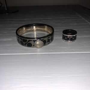 Coach bracelet and ring